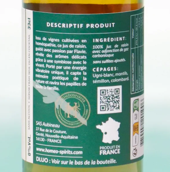 Jus de Raisin — Blanc